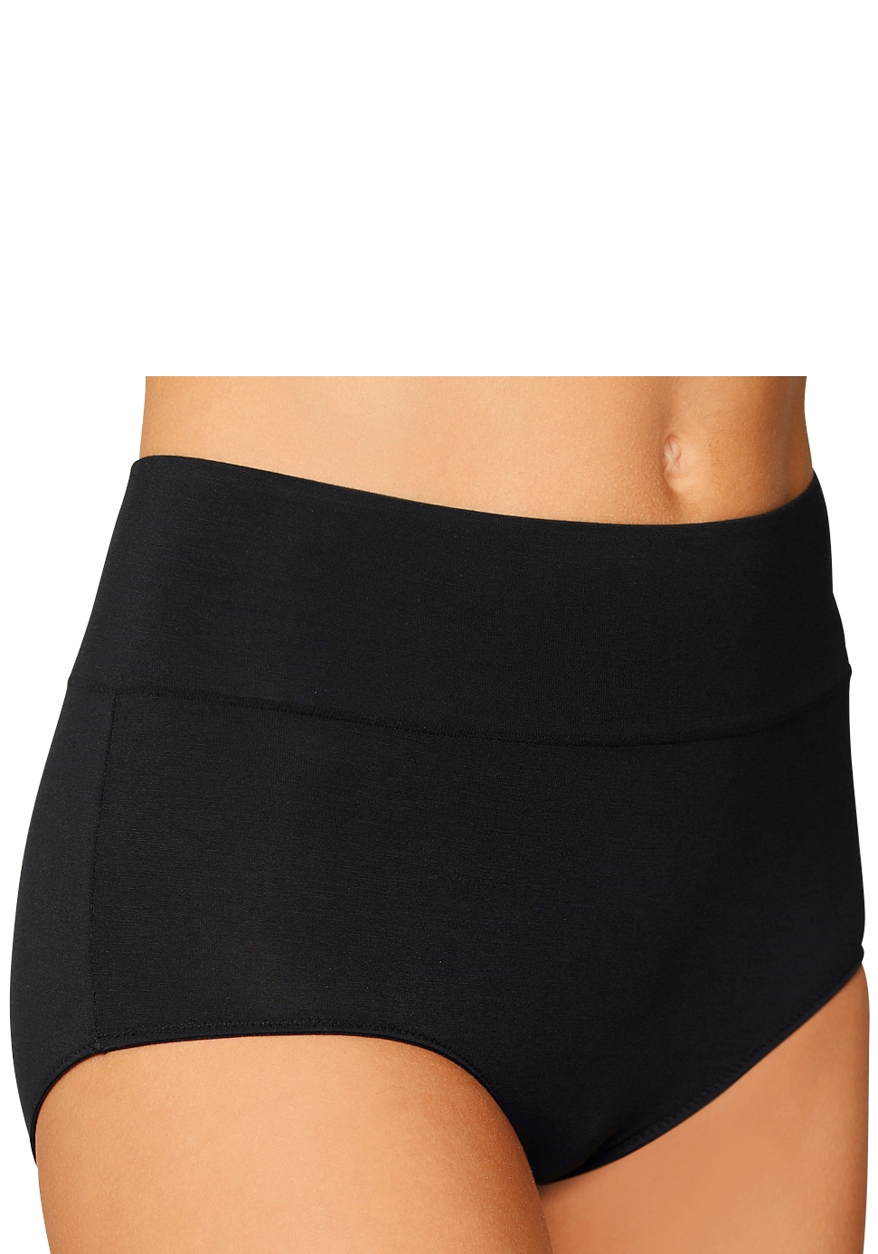 LASCANA Taillenslip Packung, 3 Stk. mit besonders komfortablem Bündchen