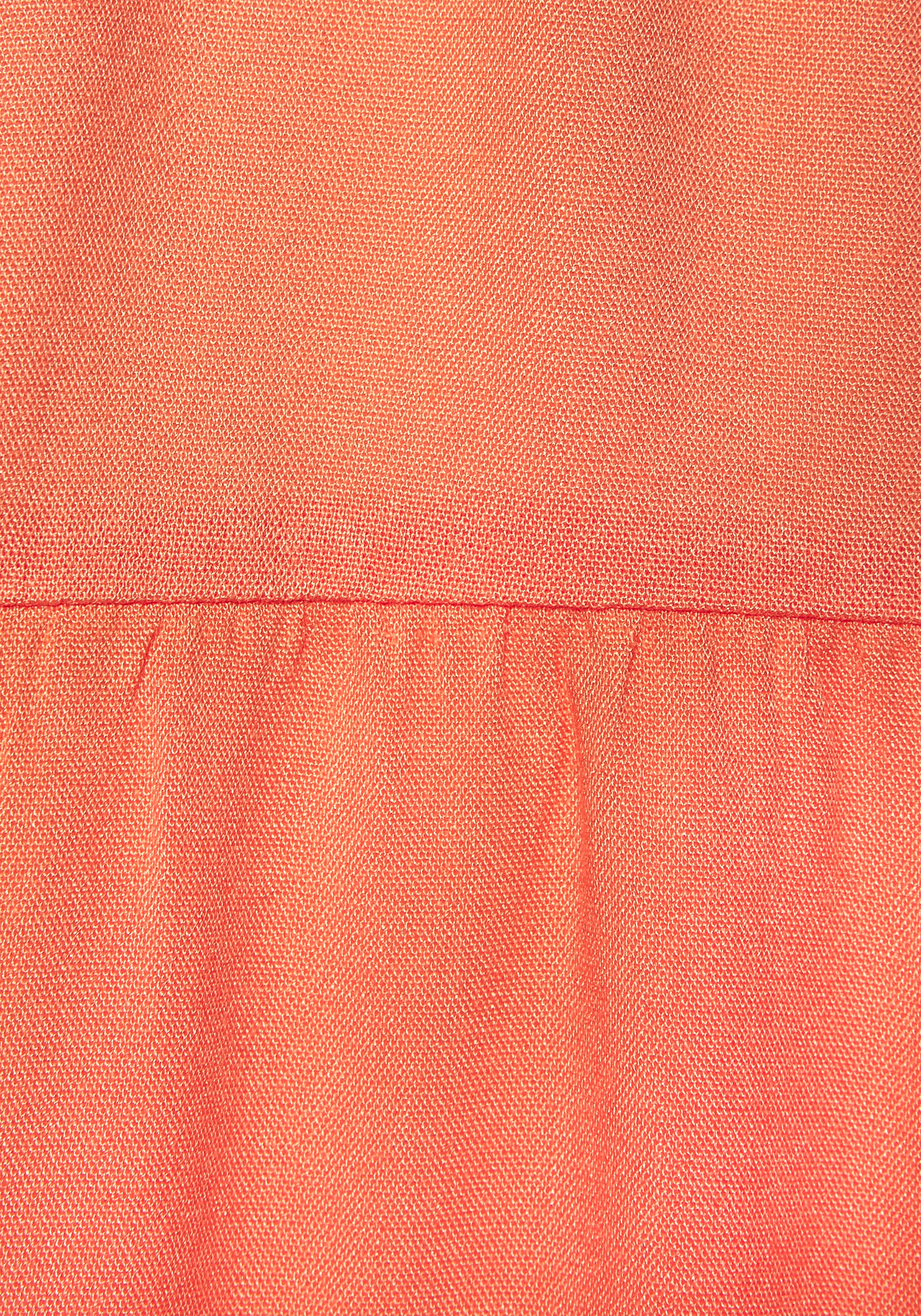 LASCANA Longbluse, mit Spitzeneinsätzen, Tunika, Blusenkleid, Strandmode