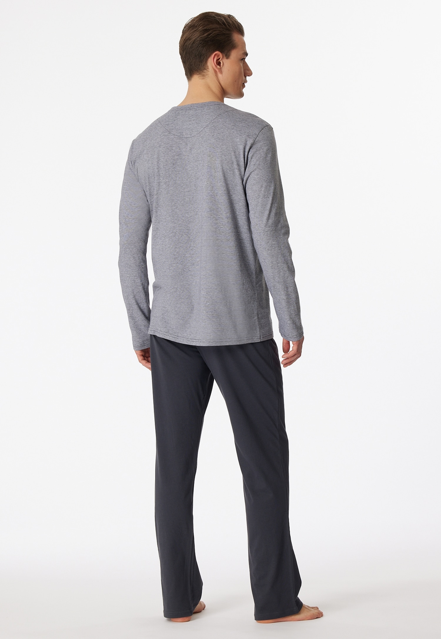 Schiesser Pyjama »selected! premium inspiration« 2 tlg. mit praktischer Knopfleiste