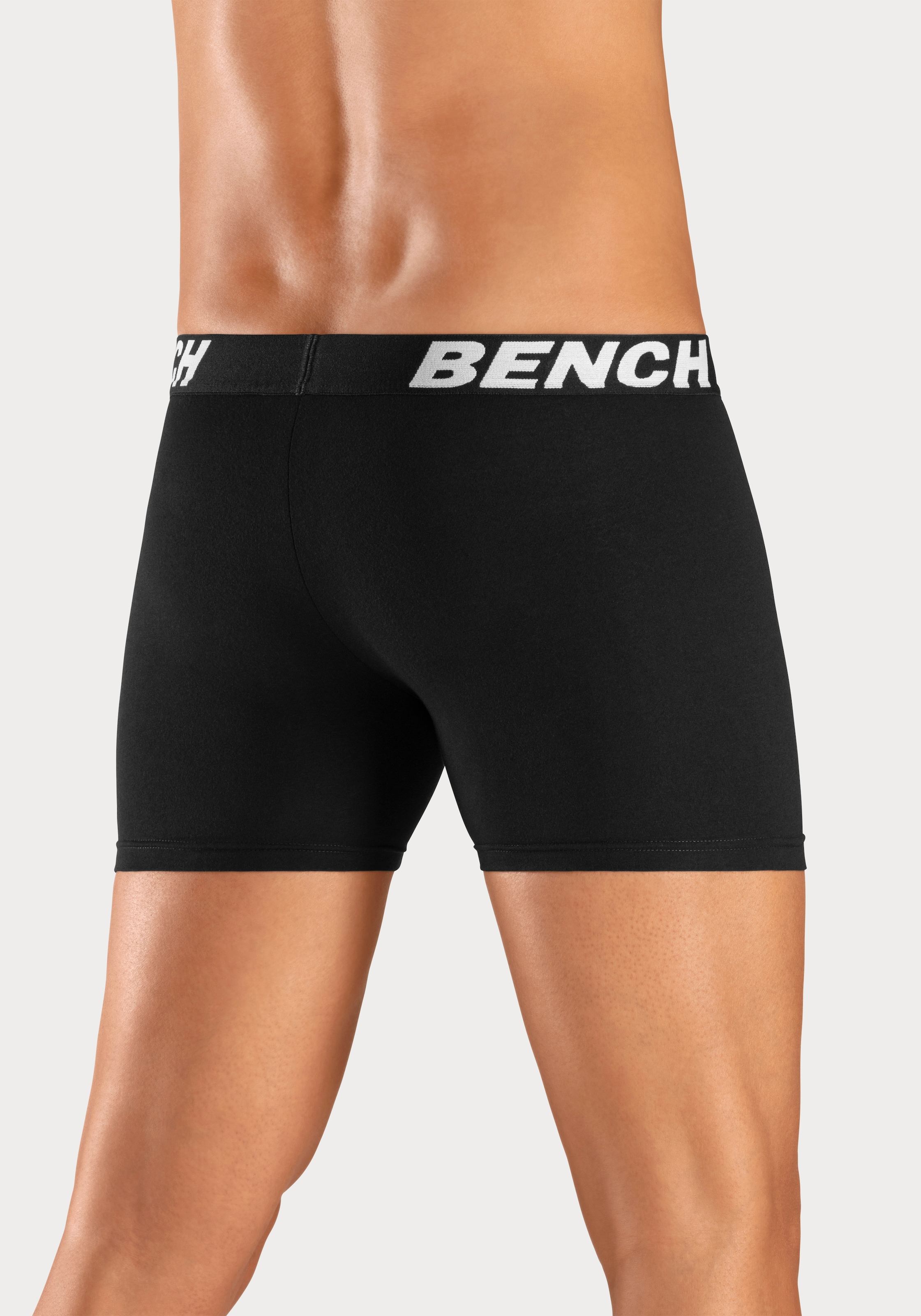 Bench. Boxer »Boxershorts für Herren«, (Packung, 4 St.), mit längerer Beinform aus Baumwollmischung