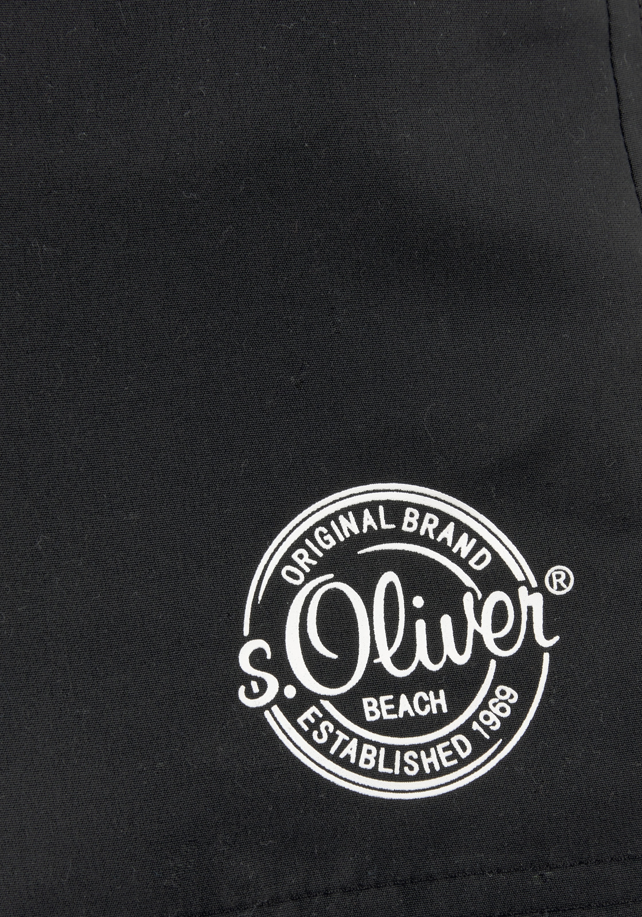 s.Oliver Badeshorts mit seitlichem Logodruck