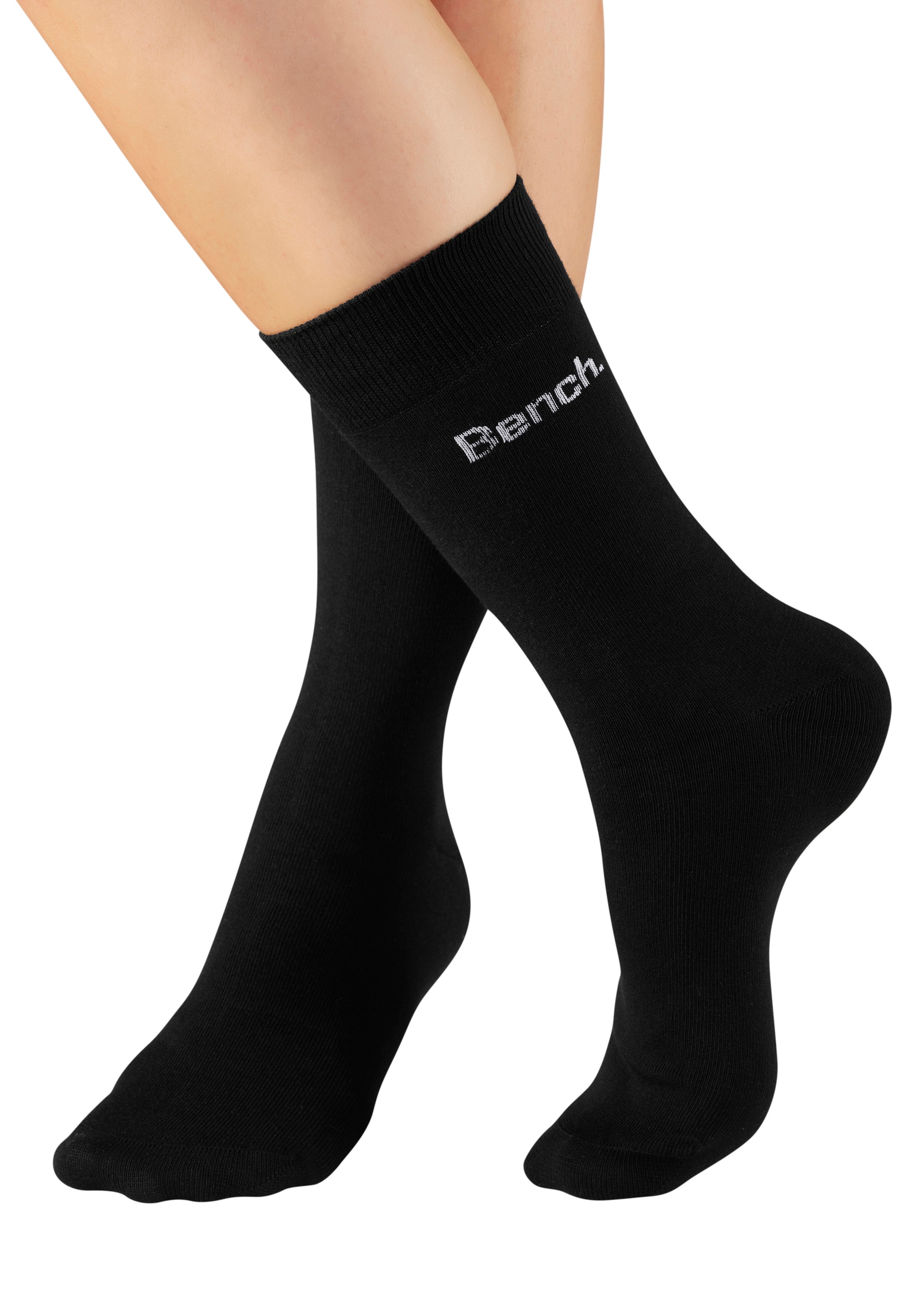 Bench. Basicsocken »Herrensocken für Beruf und Freizeit« Packung, 6 Paar tlg. mit farbigem kleinen Markenlogo