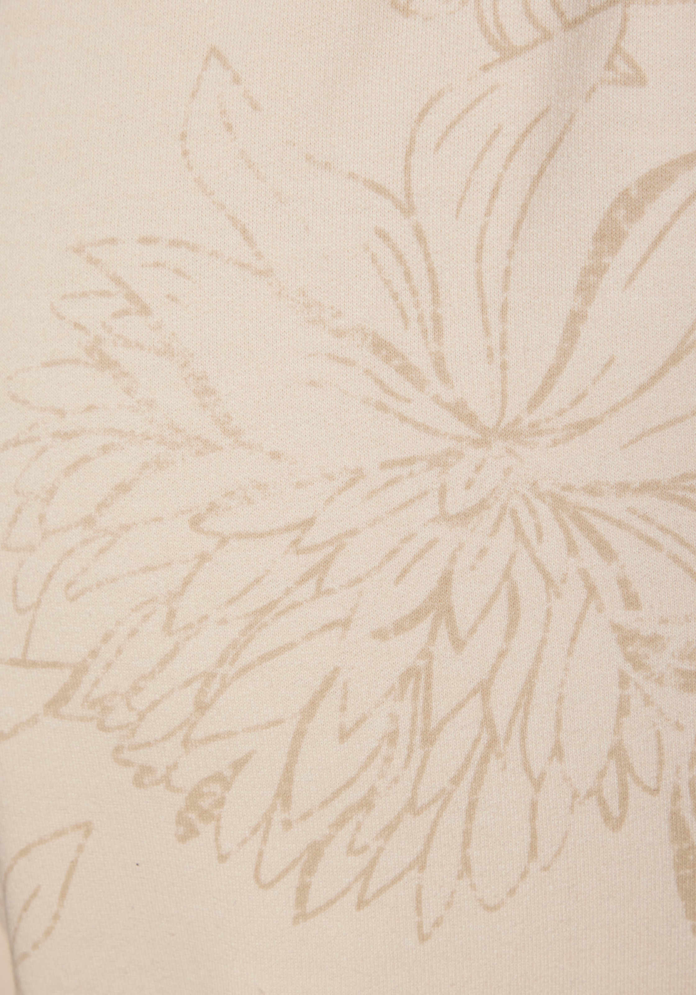 LASCANA Loungehose  mit floralem Alloverdruck, Loungewear