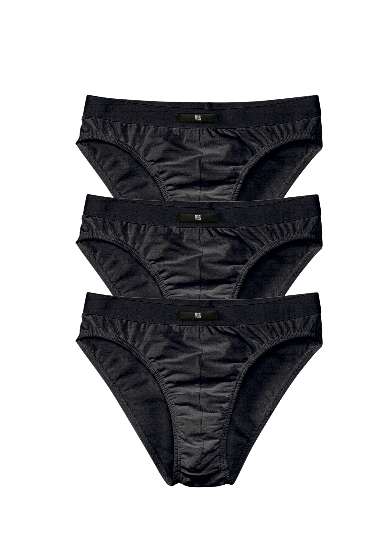 H.I.S Slip, (Packung, 3 St.), mit H.I.S Logo vorn