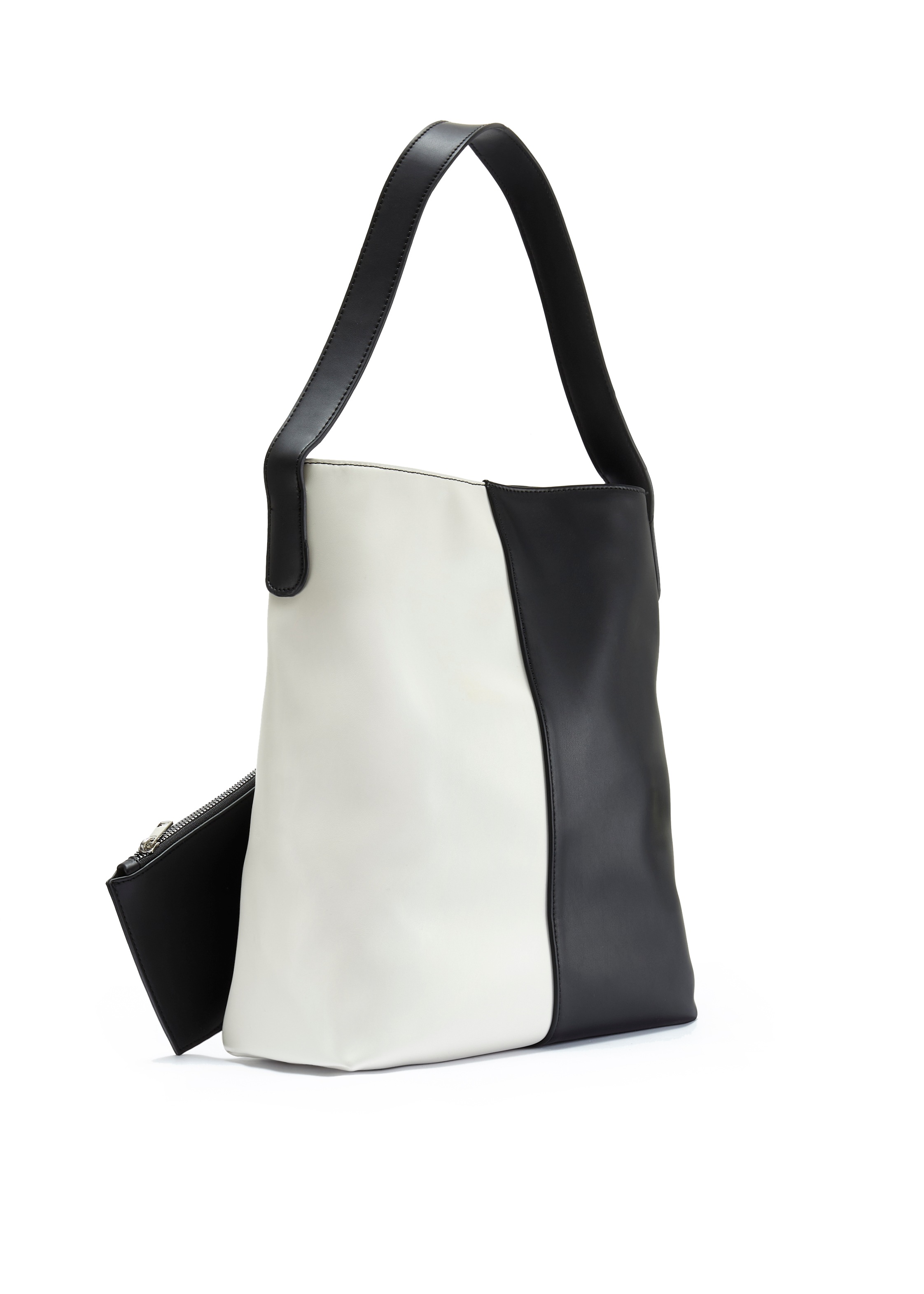 Vivance Shopper, (2 tlg.), colourblocking mit kleiner Innentasche, Handtasche,...