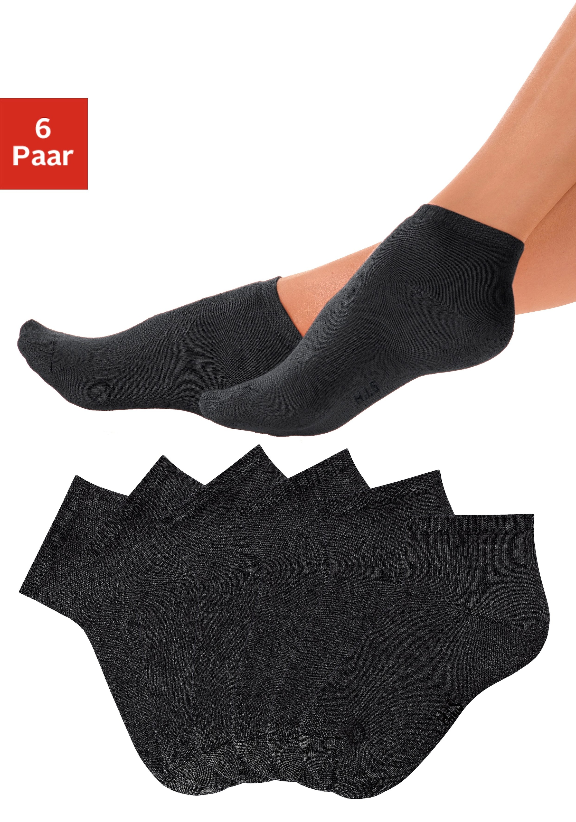 H.I.S Kurzsocken, (Set, 6 Paar), mit kuscheligem Innenfrottee » LASCANA |  Bademode, Unterwäsche & Lingerie online kaufen