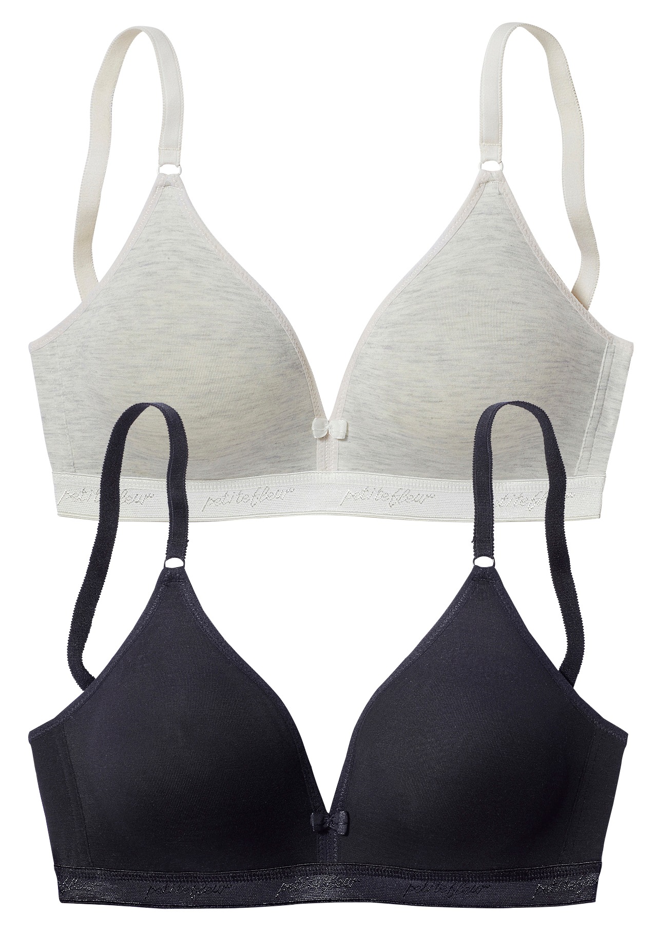 petite fleur Bralette-BH, ohne Bügel aus seidig glänzendem Modal