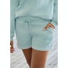 LASCANA Relaxshorts »-Sweatshorts -Kurze Hose«, mit seitlichen Taschen und Logostickerei, Loungewear, Loungeanzug