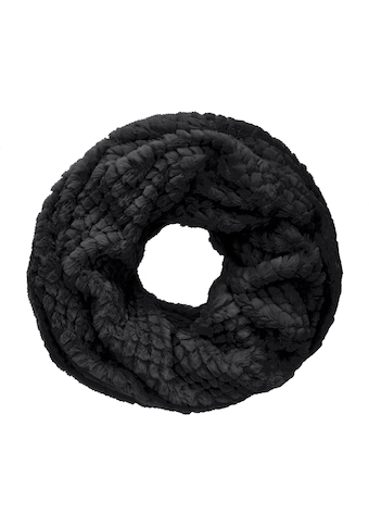 LASCANA Loop, weiches Material, Grobstrick-Schal aus Fleece, Halswärmer VEGAN