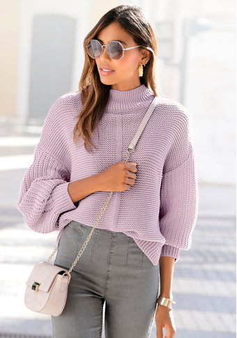 LASCANA Ajourpullover, mit aufwendigem Strickmuster LASCANA Ajourpullover, mit aufwendigem Strickmuster