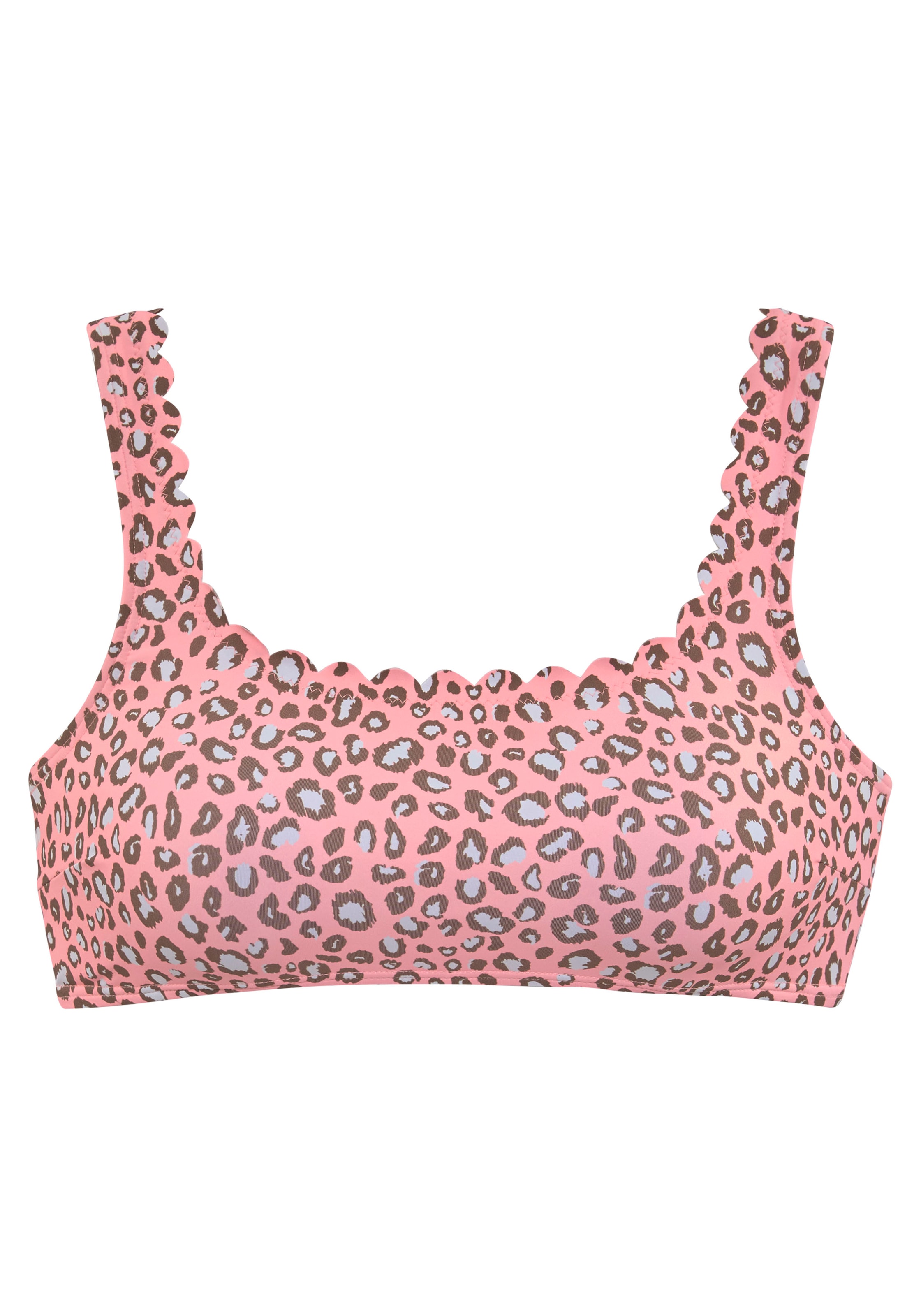 LASCANA Bustier-Bikini-Top, mit Muschelkante