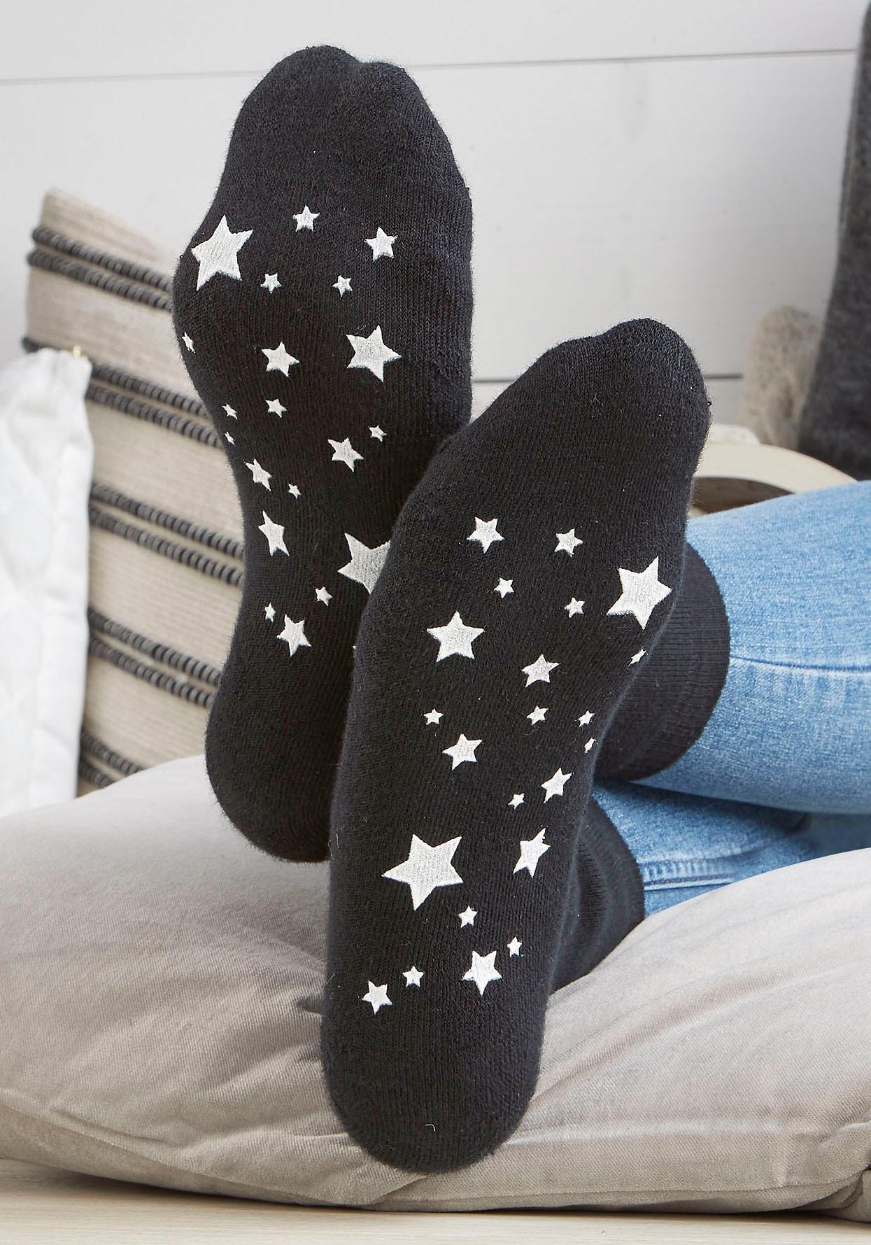 Lavana ABS-Socken, » Paar), Unterwäsche Sterndesign LASCANA (Set, & Bademode, kaufen Lingerie mit im 3 Antirutschsohle | online