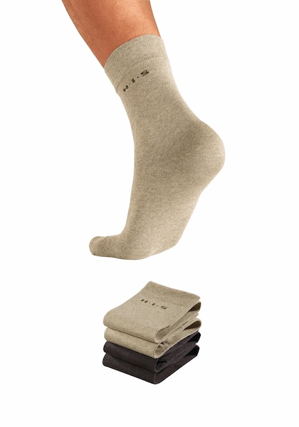 H.I.S Socken, (4 Paar), mit druckfreiem Bündchen