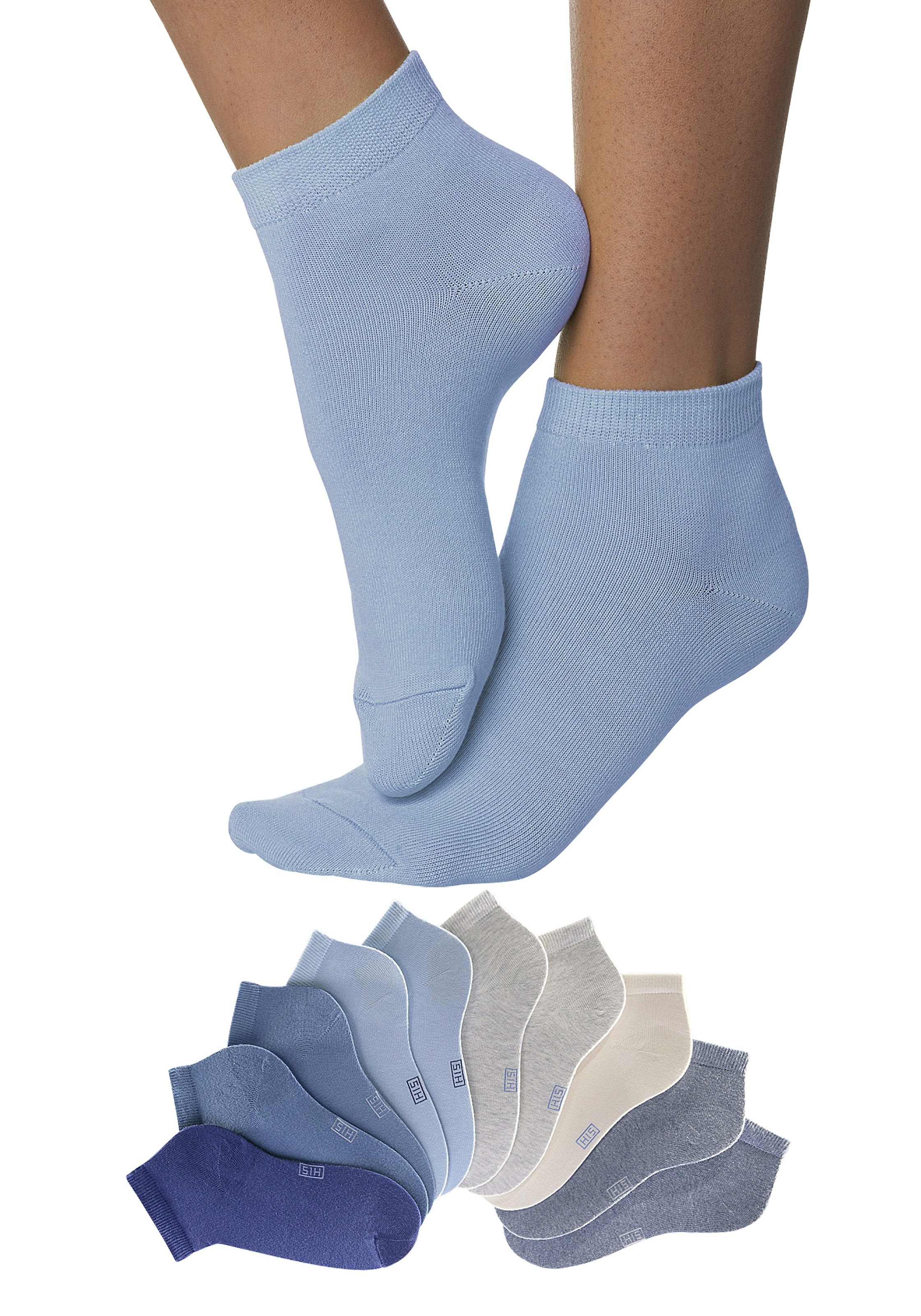 H.I.S Kurzsocken, (Set, 10 Paar), mit verstärkter Ferse und Spitze »  LASCANA | Bademode, Unterwäsche & Lingerie online kaufen