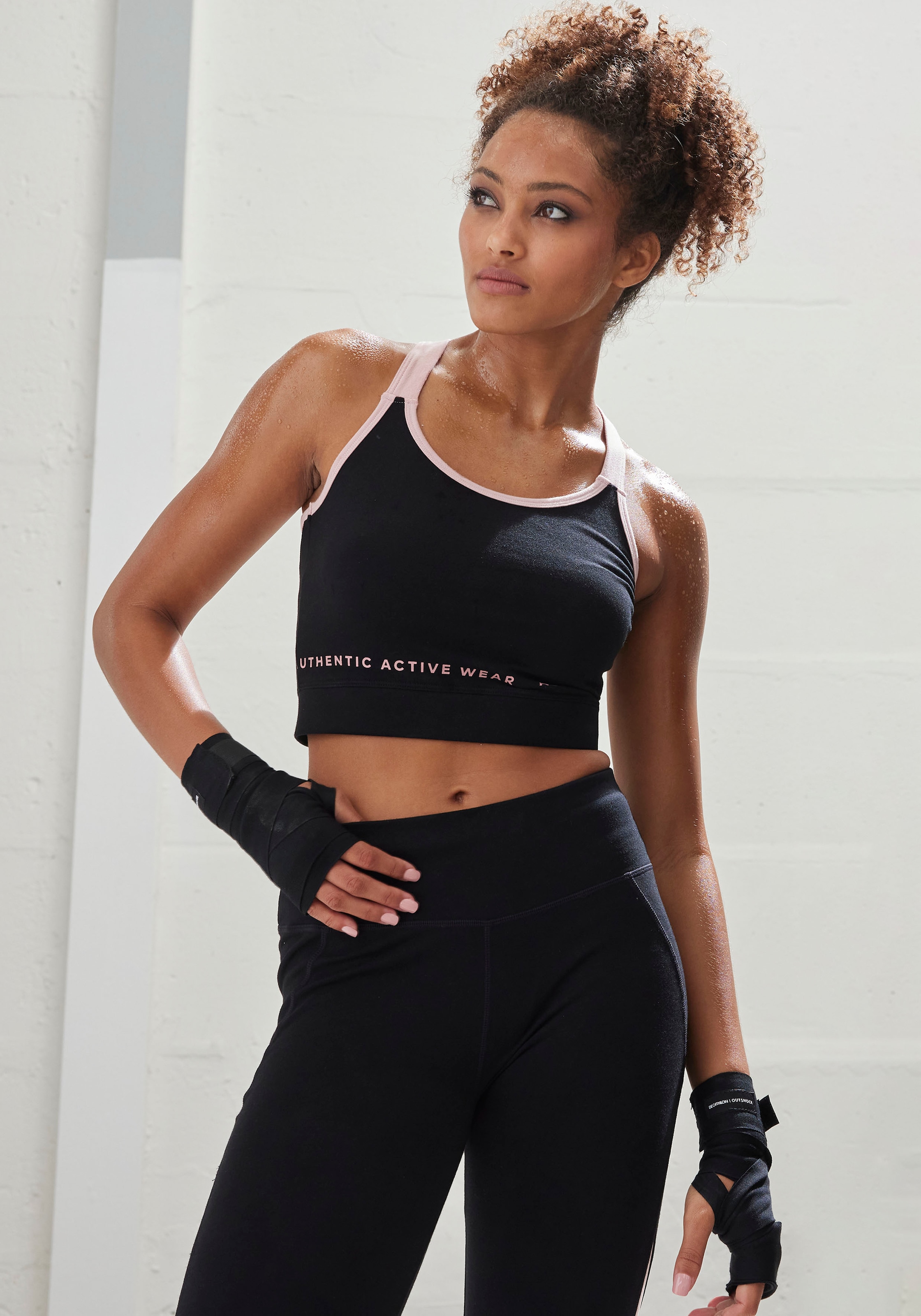 Vivance active Crop-Top »-Sporttop«, mit Racerback