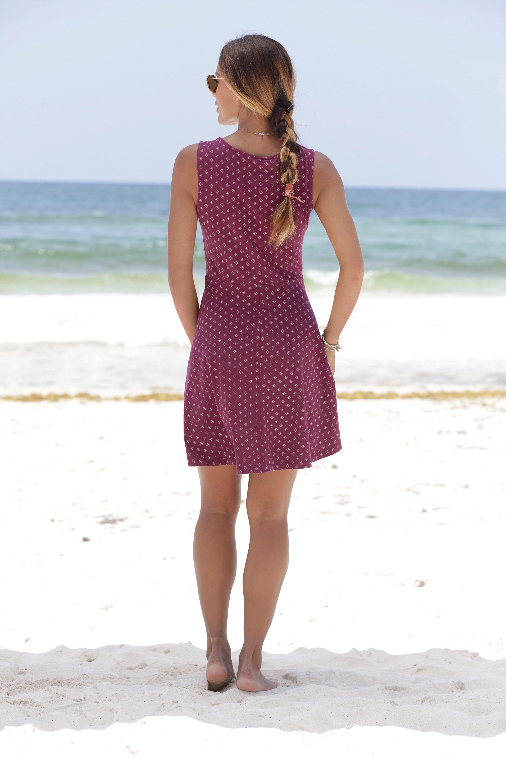 & LASCANA kaufen Beachtime » Strandkleid, Unterwäsche Alloverdruck Lingerie mit | Bademode, online