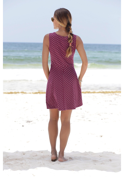 mit | Strandkleid, Unterwäsche Alloverdruck kaufen Bademode, LASCANA » & Beachtime online Lingerie