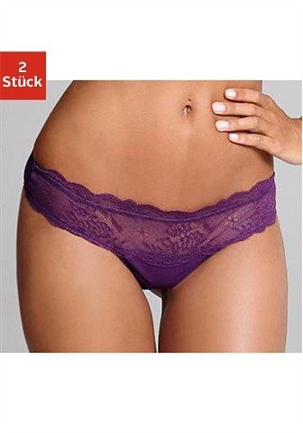 Vivance String, (2 St.), im attraktiven Doppelpack mit Spitze