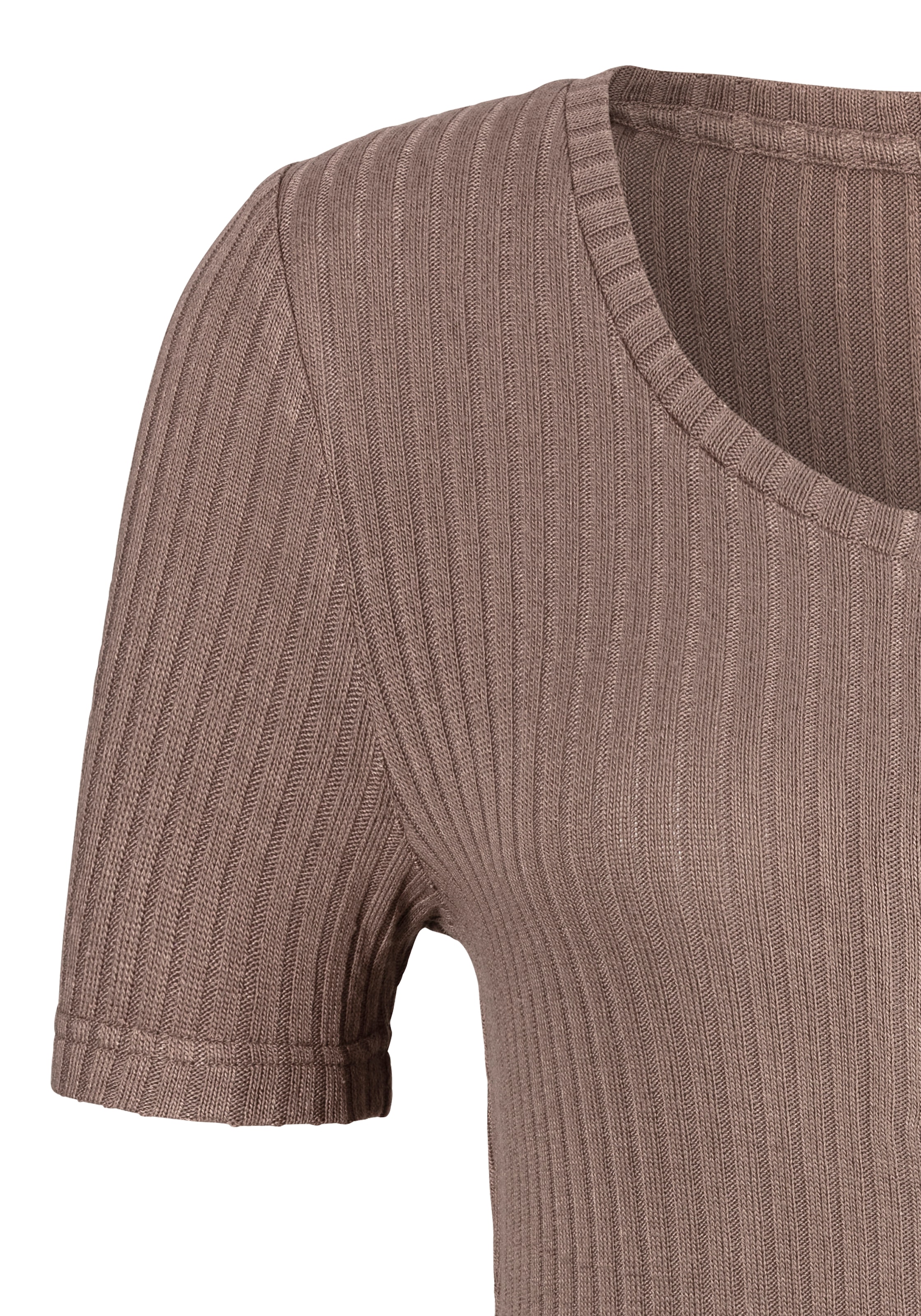 Bademode, » LASCANA T-Shirt, Ripp-Qualität & LASCANA Unterwäsche online modischer aus | kaufen Lingerie