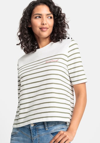LASCANA T-Shirt, mit Streifen