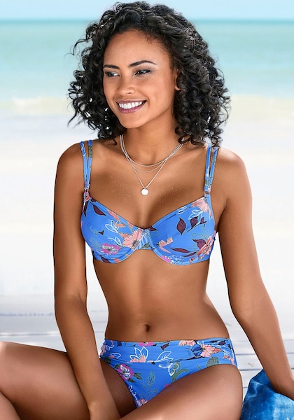 s.Oliver Bügel-Bikini-Top »Maya«, mit Doppelträgern und floralem Design »  LASCANA | Bademode, Unterwäsche & Lingerie online kaufen