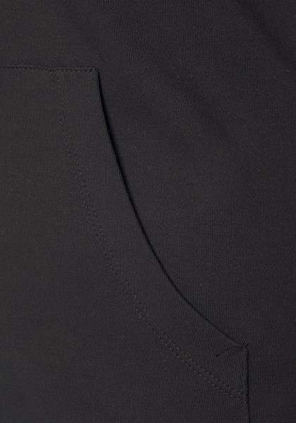 Bench. Loungewear Sweatjacke, mit glänzender Logostickerei am Stehkragen, Loungeanzug