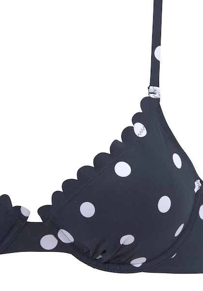 LASCANA Bügel-Bikini-Top »Jada«, mit leichter Wattierung und Muschelkante