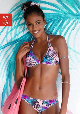 Venice Beach Triangel-Bikini-Top »Marly«, mit tropischem Print