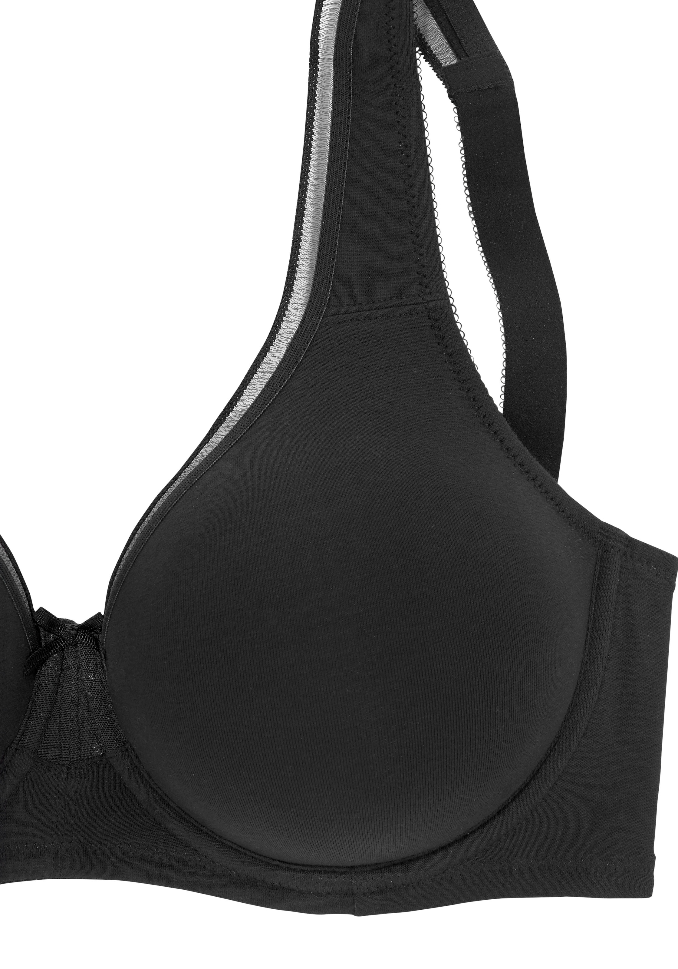 Unterwäsche fleur ungefütterten LASCANA Minimizer-BH, petite Basic kaufen aus Lingerie mit Dessous online Bademode, | Cups, & Stück), nahtlosen 2 (Packung, » Baumwolle