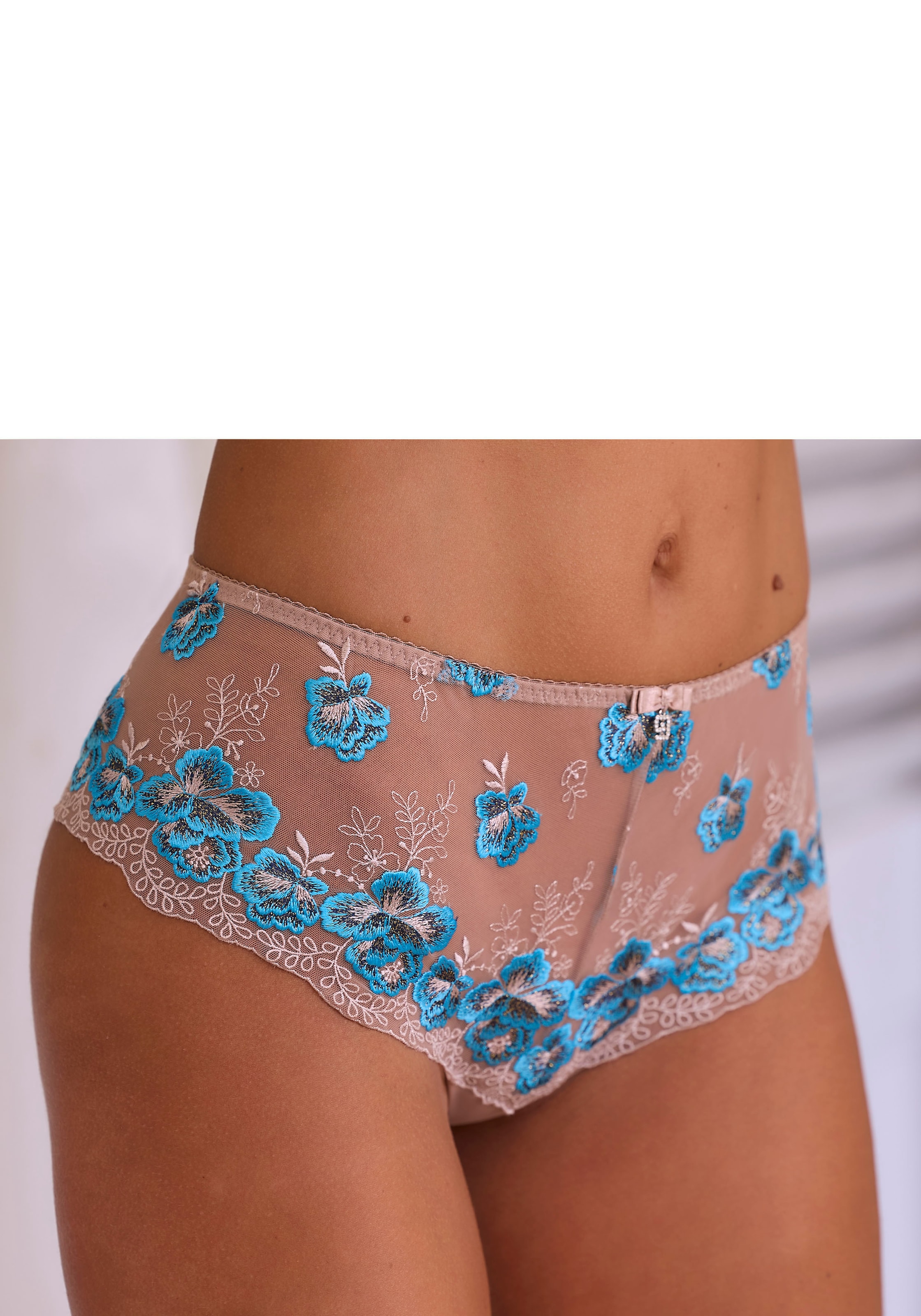 Unterwäsche kaufen Nuance Stickereispitze Panty, in online Lingerie LASCANA Bademode, | floraler Optik edler mit & »