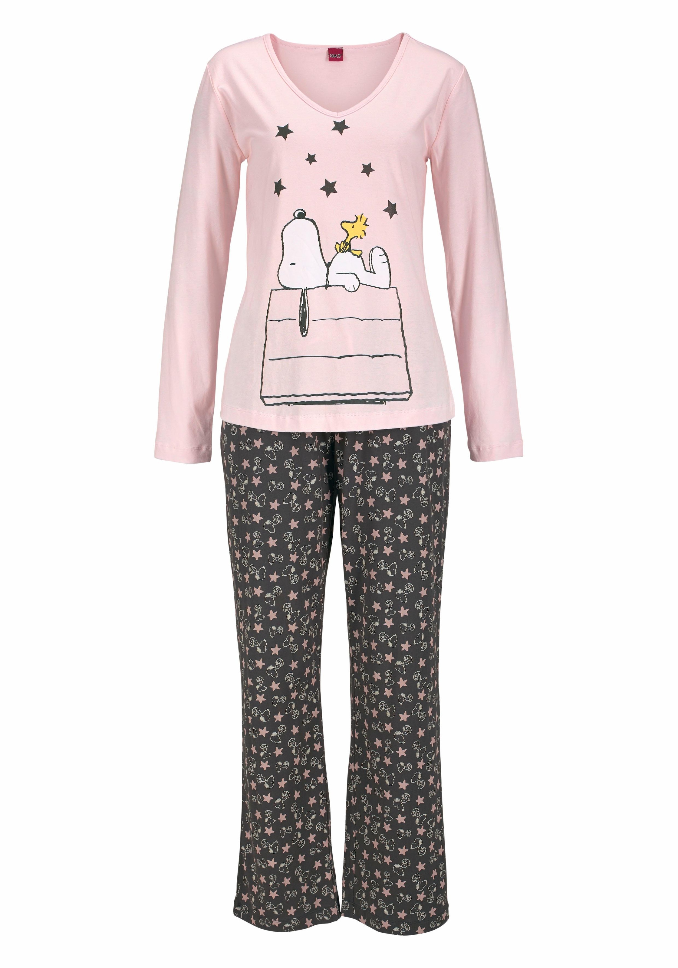 Peanuts Pyjama, (2 tlg., 1 im online » kaufen Lingerie langer niedlichen LASCANA Snoopy-Design Bademode, & | in Stück), Unterwäsche Form