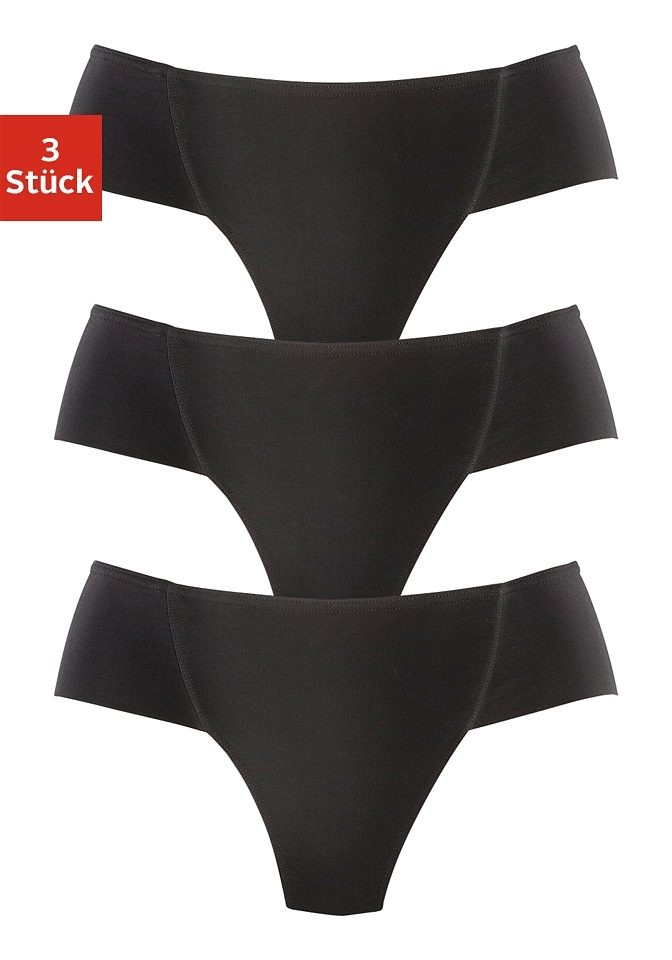 petite fleur Formstring, (Packung, 3 St.), Bodyforming Slip aus elastischer Baumwolle