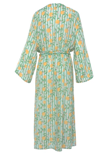 Buffalo Strandkleid, im Kimono-Style mit Bindeband, langärmliges Sommerkleid, Kaftan