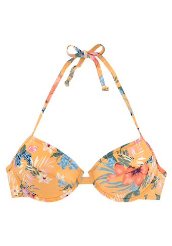 Bench. Push-Up-Bikini-Top »Maui«, mit floralem Design