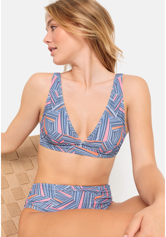 LSCN by LASCANA Triangel-Bikini-Top »Lisa«, mit grafischem Muster