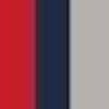 rot + marine + grau-meliert