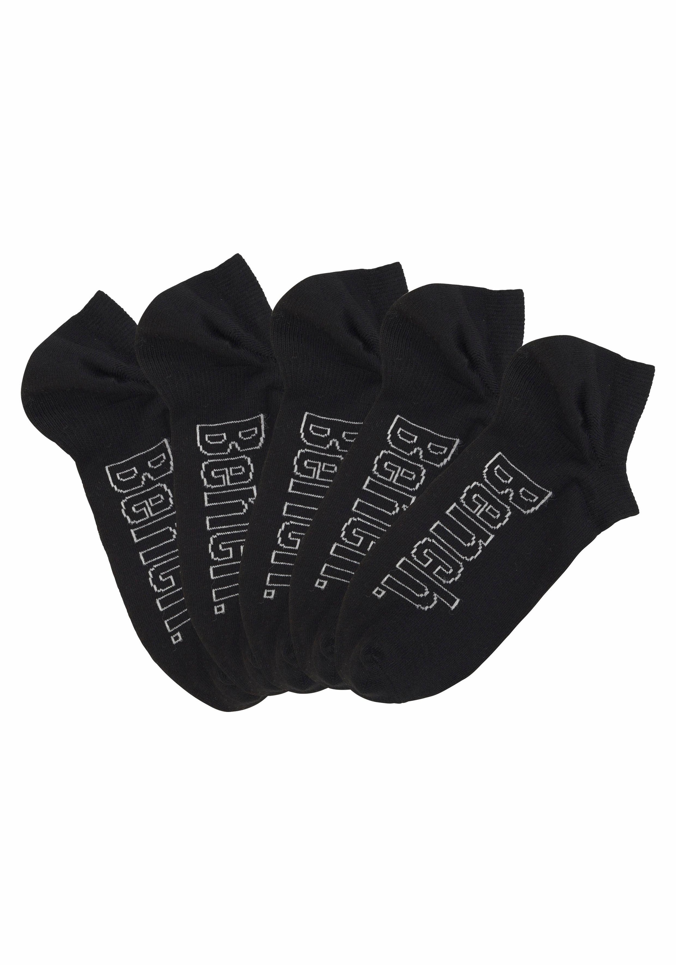 Bench. Sneakersocken, (5 Paar), für modische Sneaker-Schuhe