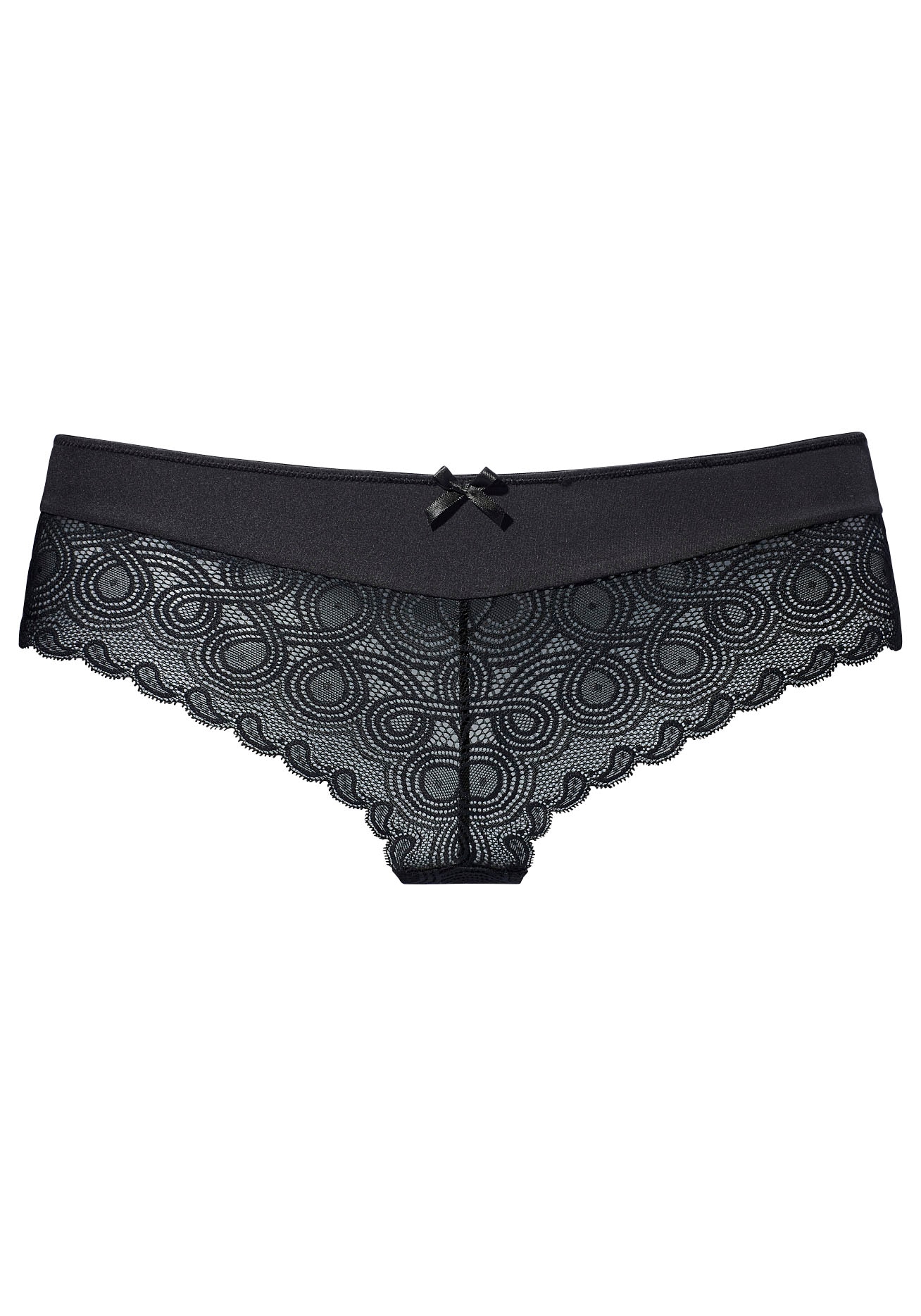 LASCANA Stringpanty, mit extravaganter Spitze und Zierschleife