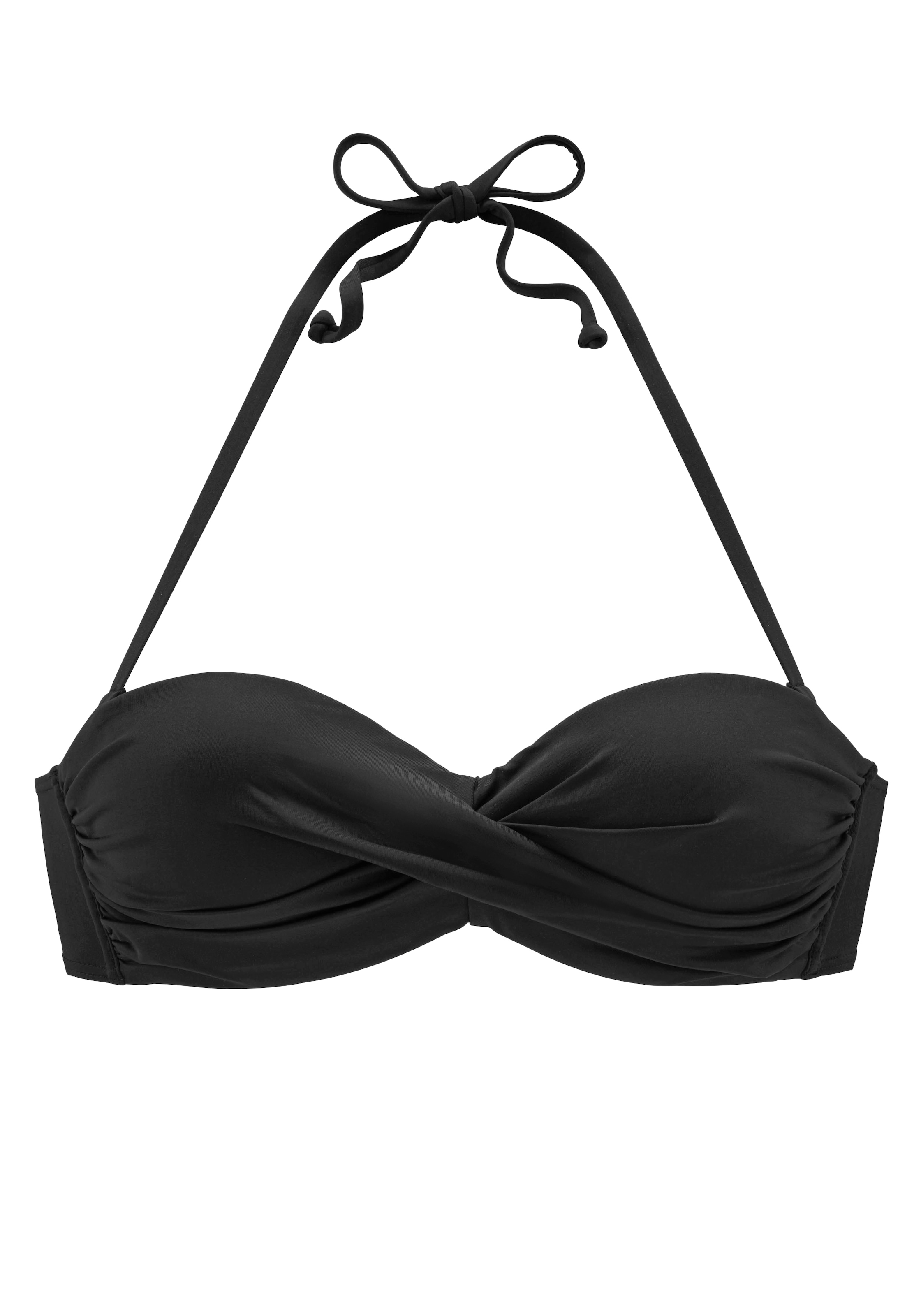 LASCANA Bügel-Bandeau-Bikini-Top »Italy«, mit seitlichen Stäbchen