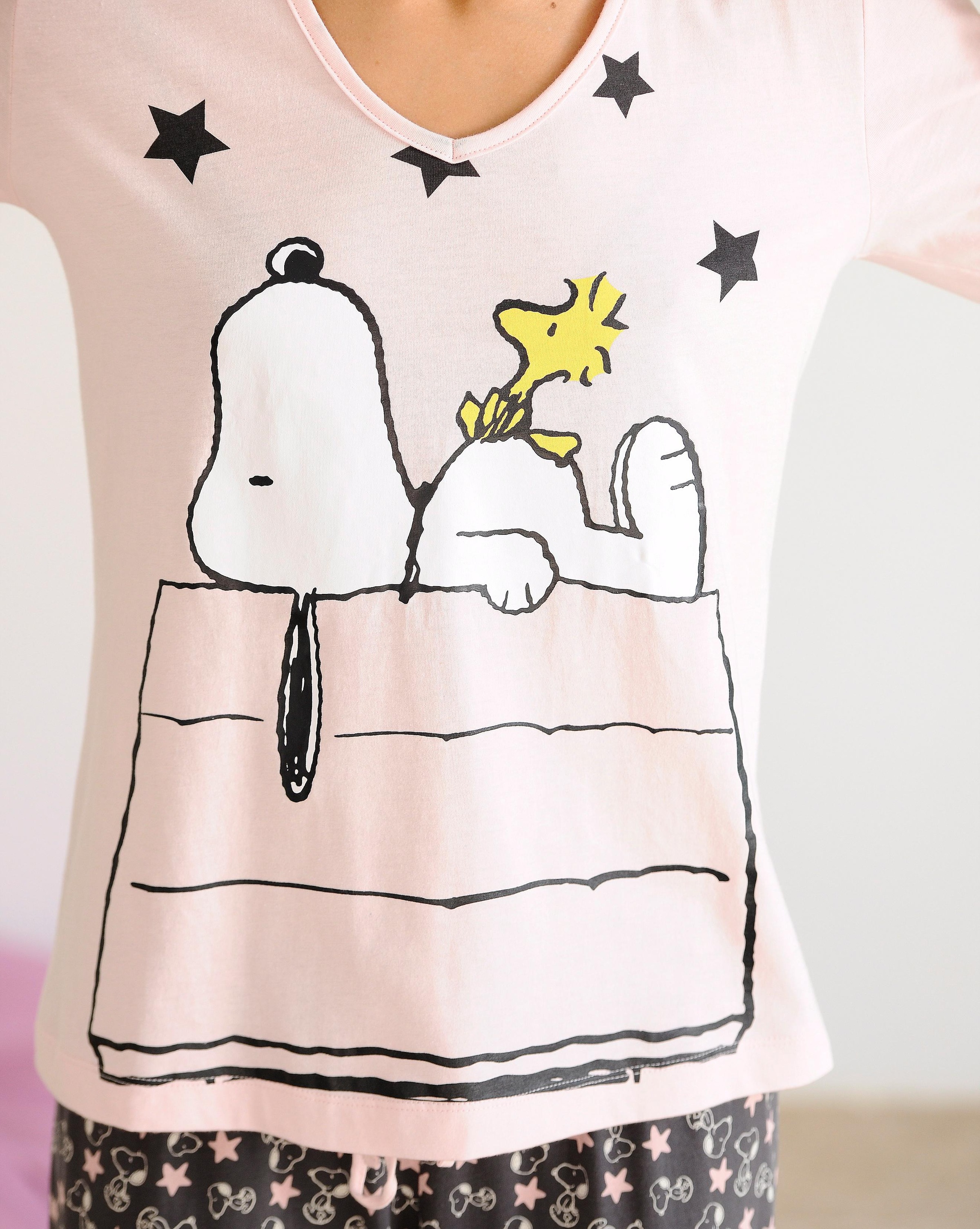 Peanuts Pyjama, (2 tlg., 1 Stück), in langer Form im niedlichen Snoopy- Design » LASCANA | Bademode, Unterwäsche & Lingerie online kaufen