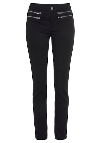 Vivance Jeggings, mit Zipperdetails, elastische Skinny-Jeans, Basic