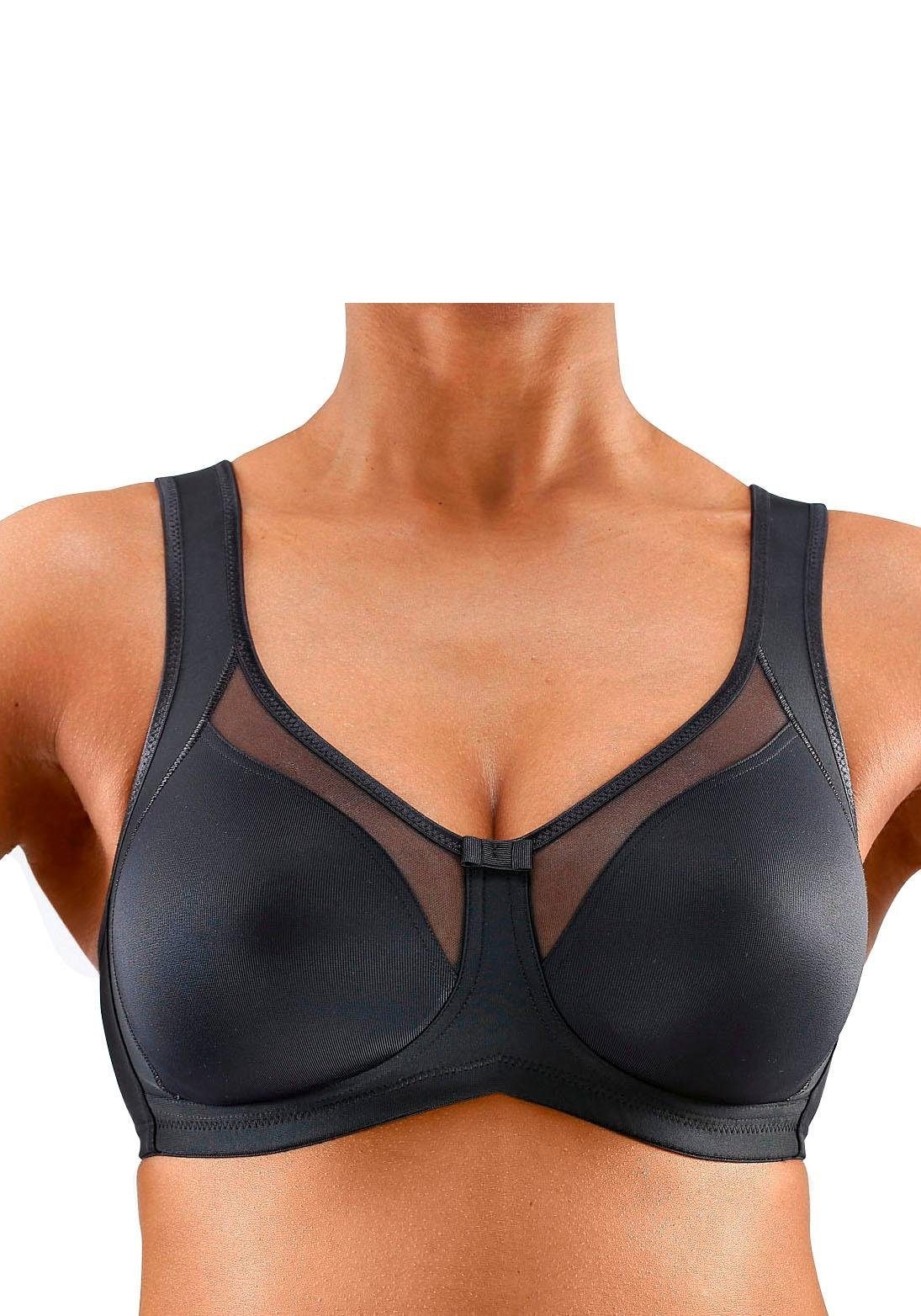 ANITA COMFORT Clara Soft BH ohne Bügel, Schwarz, Schwarz