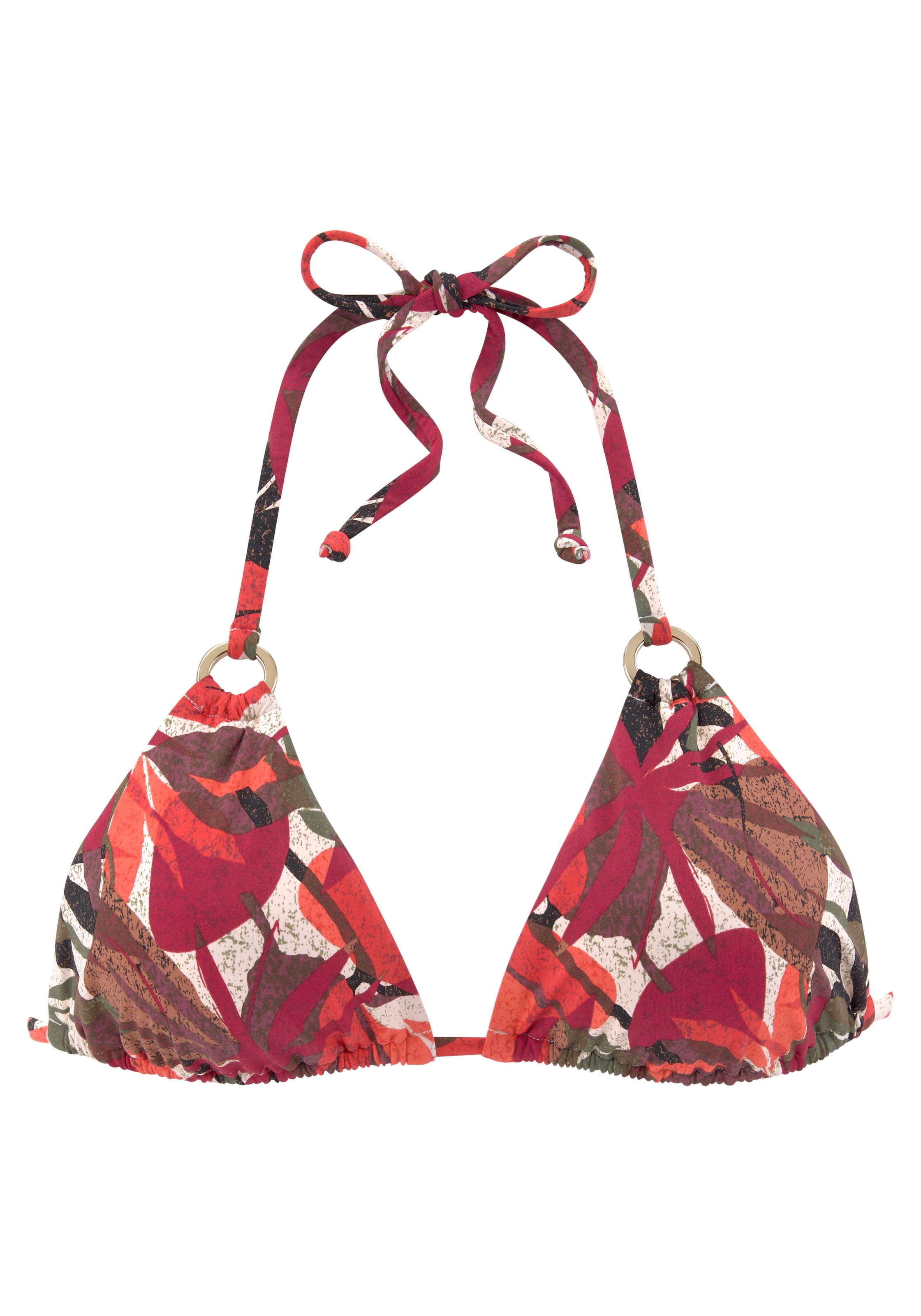 LASCANA Triangel-Bikini-Top »Ava«, im tropischen Design