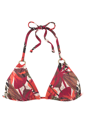 LASCANA Triangel-Bikini-Top »Ava«, im tropischen Design