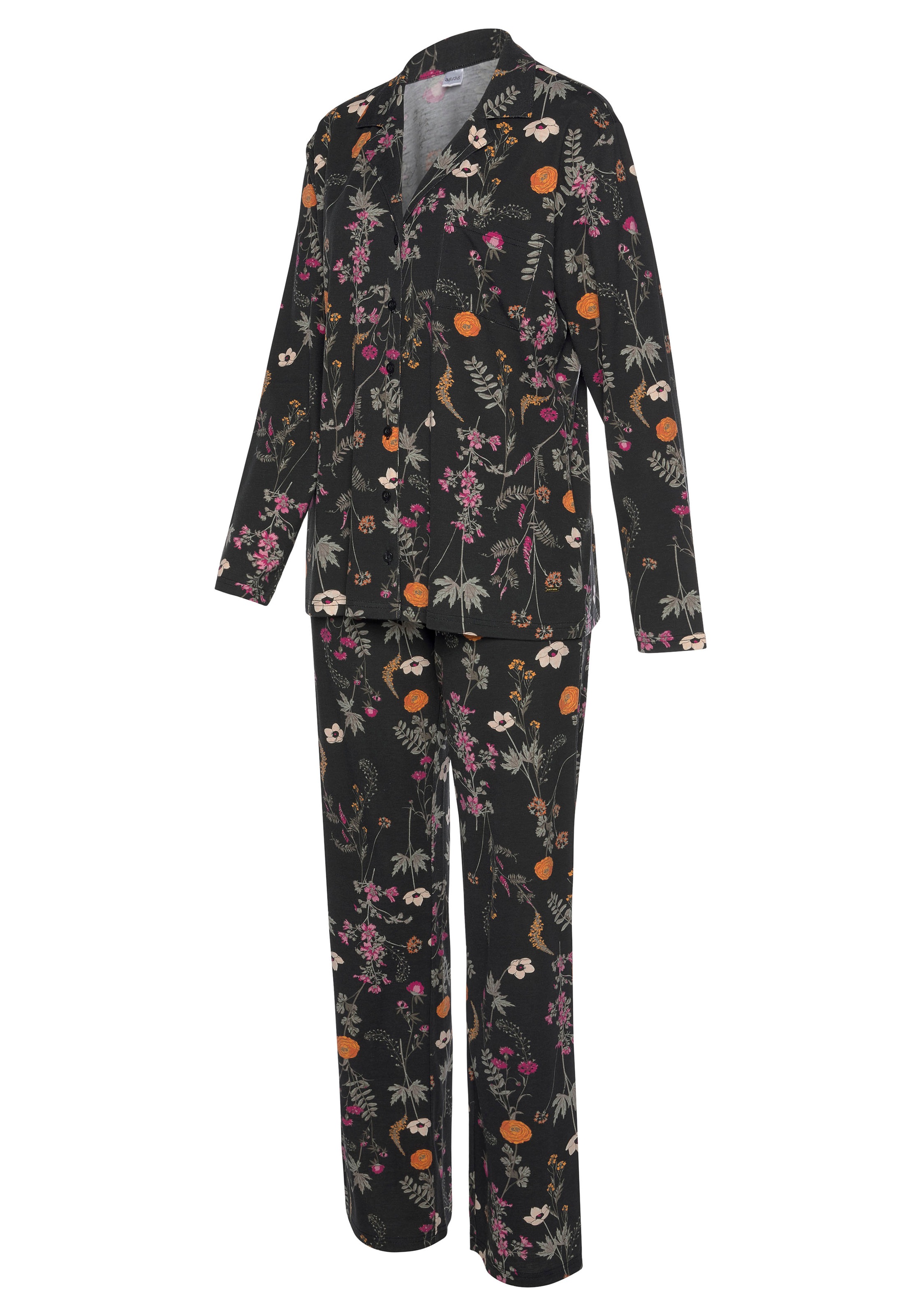 | & » Unterwäsche online (2 tlg., Stück), Bademode, LASCANA Muster kaufen mit 1 Pyjama, Lingerie Wildblumen LASCANA
