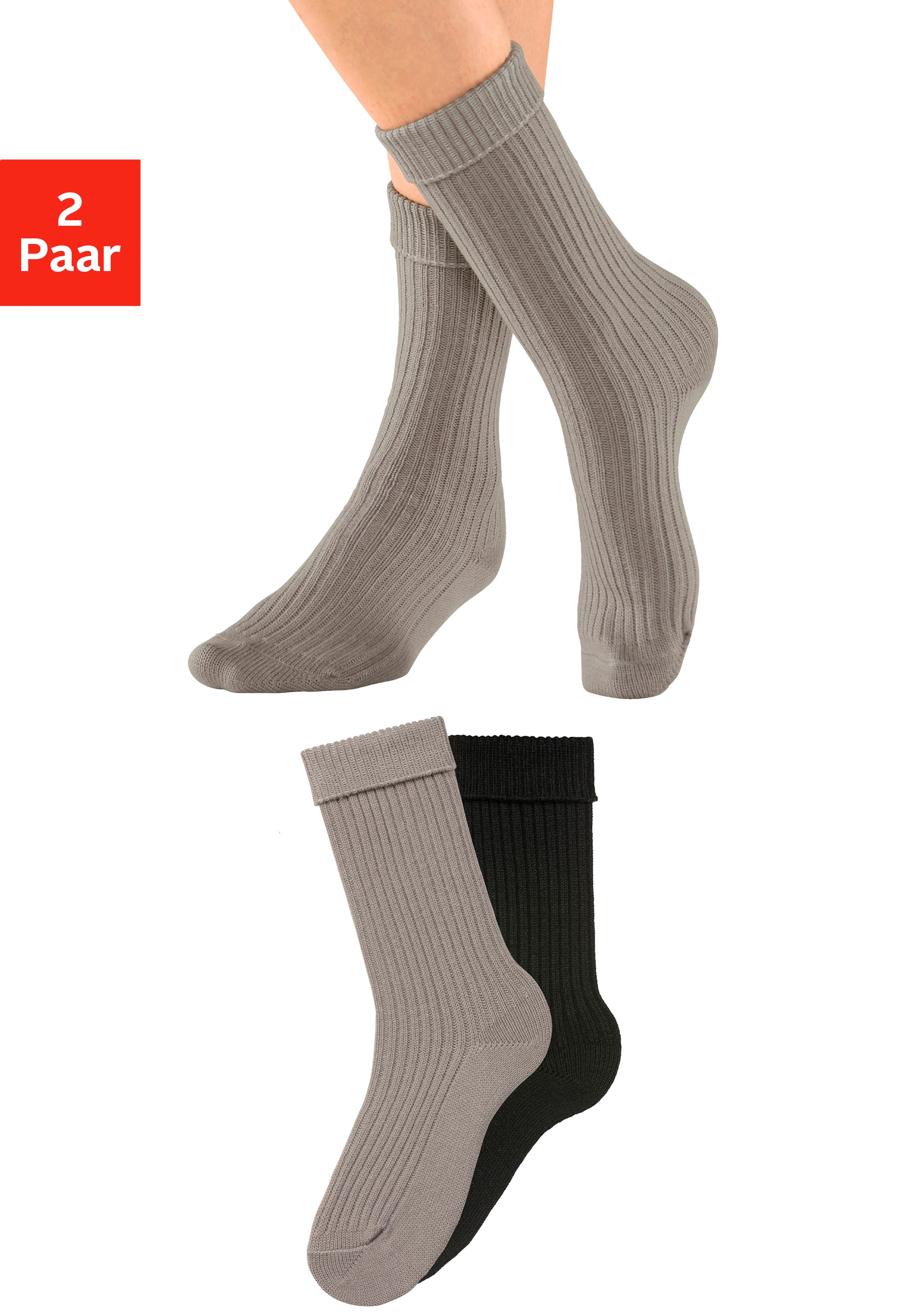 Lavana ABS-Socken, (Set, 3 Paar), » Sterndesign Antirutschsohle Lingerie Bademode, | & Unterwäsche kaufen mit LASCANA im online