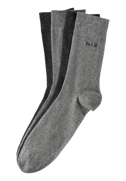 H.I.S Socken, (4 Paar), mit druckfreiem Bündchen