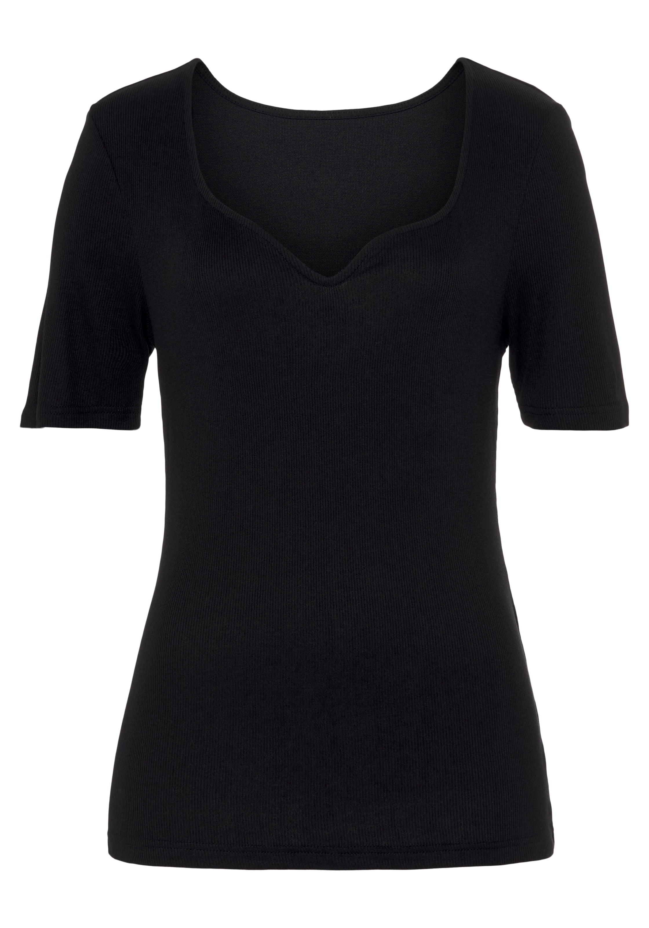 Vivance T-Shirt, (1 tlg.), Unterwäsche » | Lingerie mit Bademode, LASCANA & online herzförmigen kaufen Dekolleté