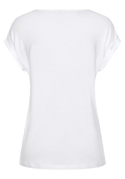 LASCANA Kurzarmshirt, im Basic-Style, T-Shirt aus weicher Viskose