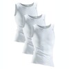 Clipper Exclusive Unterhemd, (3 St.), mit Komfortschnitt, hinten etwas länger - in Doppelripp